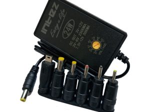 Alimentator retea 230VAC - 3-12V/2A 3V-6V/2500mAh 7.5V-12V/2000mAh 30W +6 mufe afisaj LED rosu KTQD24-312 (504)