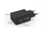 Alimentator USB 230V la USB A 2A negru
