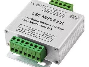 Amplificator banda LED RGB+W 12/24VDC 24A 4x 6A V-TAC