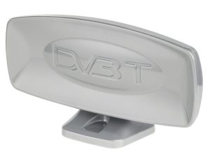 Antena camera digitala terestra DVB-T cu amplificator 28dB 75 ohm mufa F