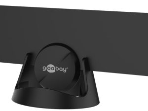 Antena de interior Full HD ultra-plata 16dBi filtru GSM/LTE/4G DVB-T DVB-T2 activa Goobay 67183