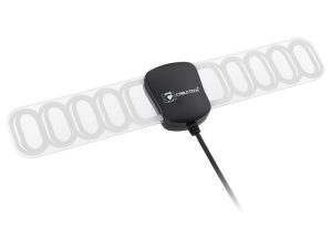 Antena HDTV DVB-T ISDB-T DMB-T / H ATSC cu amplificator auto.montare pe parbriz