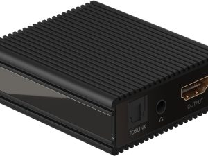 Audio Extractor Ultra HD 4K 60Hz V2.0 HDMI - HDMI TOSLINK 3.5 mm audio casti Goobay 58477