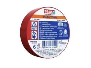 Banda adeziva izolatoare 19mm x 20m rosu Tesa T-53988-26