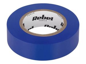Banda izolatoare 0.13X19mm 20m albastru REBEL