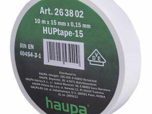 Banda izolatoare 1.5cm x 10m Haupa ROH263802 alb