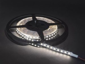 Banda LED 12V 5m 120 Leduri 9.6W/m alb rece 6000K IP20 Phenom