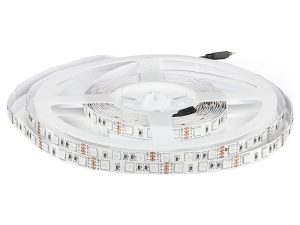 Banda LED 12V SMD5050 60LED/m 7W/m 900lm RGB IP20 5m V-TAC SKU-212120