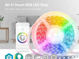 Banda LED 5050 5m Smart Wi-Fi Nedis RGB 2700.6500 5m