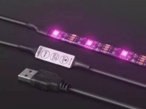 Banda LED iluminare fundal TV 24-60" RGB Phenom
