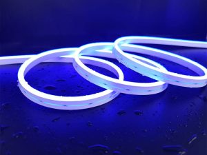 Banda LED NEON albastru 2835 24V 120LED/m 6mm IP65 8W/m 5m iPixel LED N006120BC1LZ (BLUE)