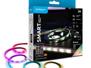 Banda LED Smart Modee 7W telecomanda RGB 80lm IP20 2m USB MSL-LS7W2MRGB-R