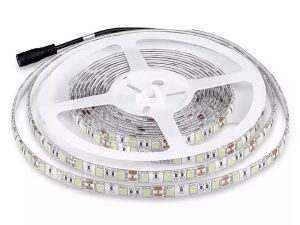 Banda LED SMD5050 RGB 60LED/m 12V 7W/m IP65 5m V-TAC