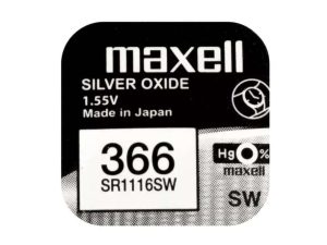 Baterie ceas Maxell SR1116SW V366 S35 1.55V oxid de argint 1buc