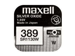 Baterie ceas Maxell SR1130W V389 AG10 1.55V oxid de argint 1buc