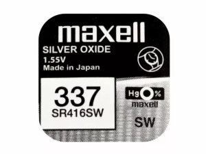 Baterie ceas Maxell SR416SW V337 1.55V oxid de argint 1buc