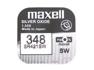 Baterie ceas Maxell SR421SW V348 1.55V oxid de argint 1buc