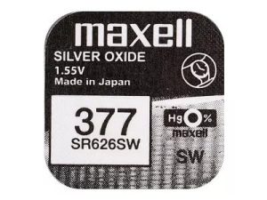 Baterie ceas Maxell SR626SW V377 SR66 1.55V oxid de argint 1buc