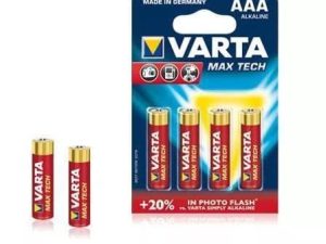 Baterii alcaline AAA Varta Max Tech 4buc