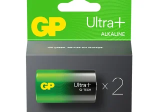 Baterii alcaline UltraPlus GP R20 D 2buc/blister GP13AUPTA21-2GSB2