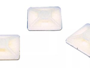 Baze pentru coliere de strangere cu baza 19x19mm autoadeziva pentru cabluri clema max 3.6mm FIXPART