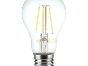 Bec A60 E27 FILAMENT LED 12W 1521lm 6500K alb rece V-tac SKU-217460