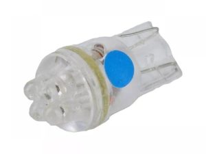 Bec auto 12V T10-4LED albastru VIPOW