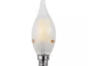 Bec E14 cu filament LED 4W 2700K alb cald sticla mata V-TAC