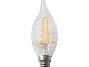Bec E14 cu filament LED 4W 2700K spirala V-TAC
