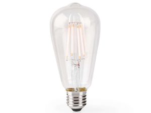 Bec Edison Wi-Fi Smart LED Filament Bulb E27 ST64 5W 500lm Nedis
