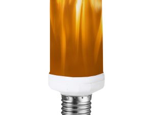 Bec LED 3in1 efect flacara pulsanta/continua E27 3W 40lm 1600K SAL