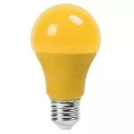 Bec LED A60 E27 9W galben V-TAC