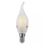Bec LED cu filament LED E14 4W 6400K alb rece sticla mata V-TAC