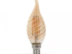 Bec LED E14 4W 2200K alb cald cu filament V-TAC