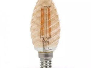Bec LED E14 4W cu filament 2200K alb cald V-TAC
