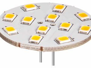 Bec LED G4 123° 2W 12V alb cald 3000K 230lm Goobay 30586