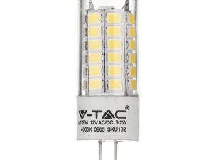 Bec LED G4 3.2W 6400K alb rece V-tac SKU-133