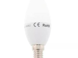 Bec LED lumanare E14 3W 230V lumina calda Well