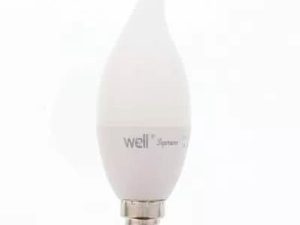 Bec LED lumanare E14 6W 230V lumina rece Well