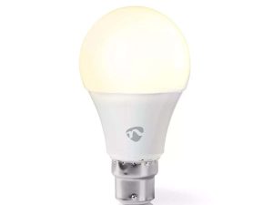 Bec LED Smart WiFi B22 9W 800lm alb cald 2700K Nedis