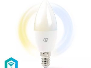 Bec LED Smart WiFi reglare culoare lumina E14 Nedis