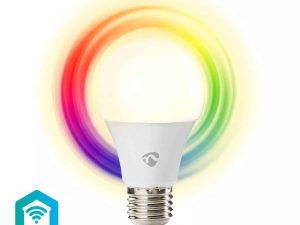 Bec LED Smart WiFi RGB lumina alba calda E27 6W 470lm Nedis NEDIS