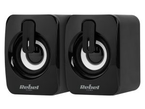 Boxe PC 2.0 2x3W alimentare USB 5V control volum CS-15 REBEL