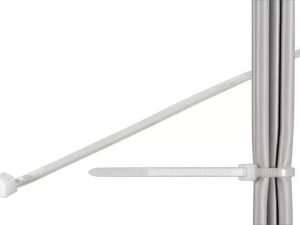 Bride plastic transparente 200x2.6mm pentru exterior ELEMATIC 100buc set
