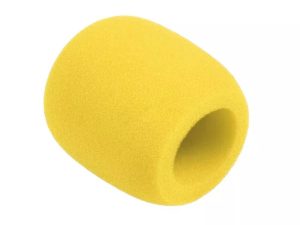 Burete microfon galben mare 75x60mm Azusa MIK1574E