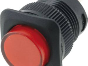 Buton Comutator actionat prin apasare 2 pozitii OFF-(ON) fara retinere SPST-NO 1.5A/250VAC SCI R13-508A-05-BR