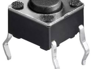 Buton microcontact 4 pini 6x6mm OFF-ON fara retinere buton 0.8mm de la PCB 4.3mm