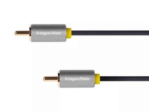 CABLU 1x RCA - 1x RCA 1.8m BASIC Kruger&Matz