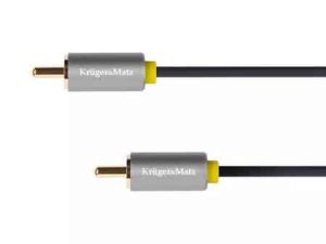 Cablu 1x RCA - 1x RCA 1m BASIC Kruger&Matz KM1201