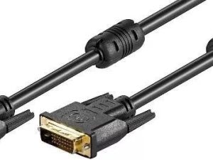 Cablu 2m DVI-D Tata 24+1 - DVI-D Tata 24+1 CA contacte aurite